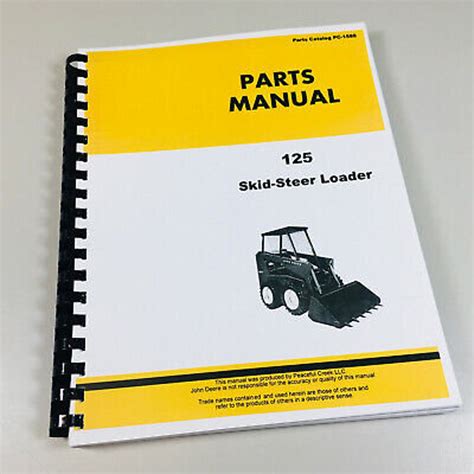 john deere 125 skid steer parts interchangeable|john deere 125 owners manual.